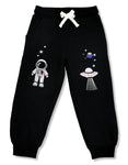 Young Astronaut 100% Cotton with Playful Embroidery Pants