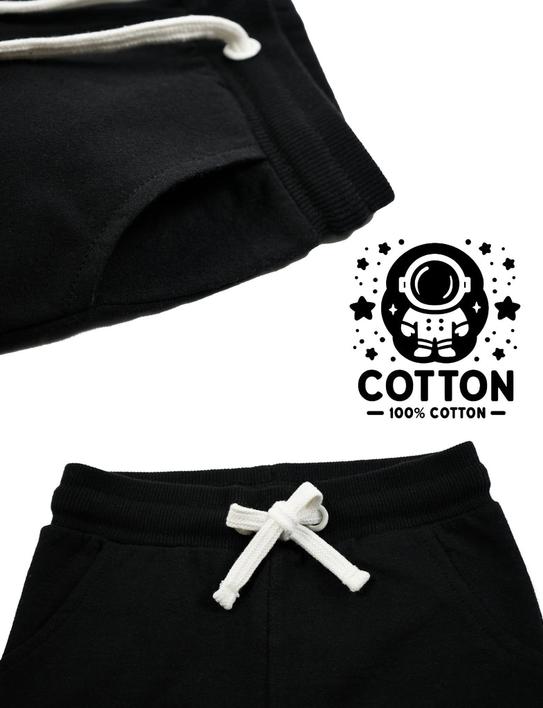 Young Astronaut 100% Cotton with Playful Embroidery Pants
